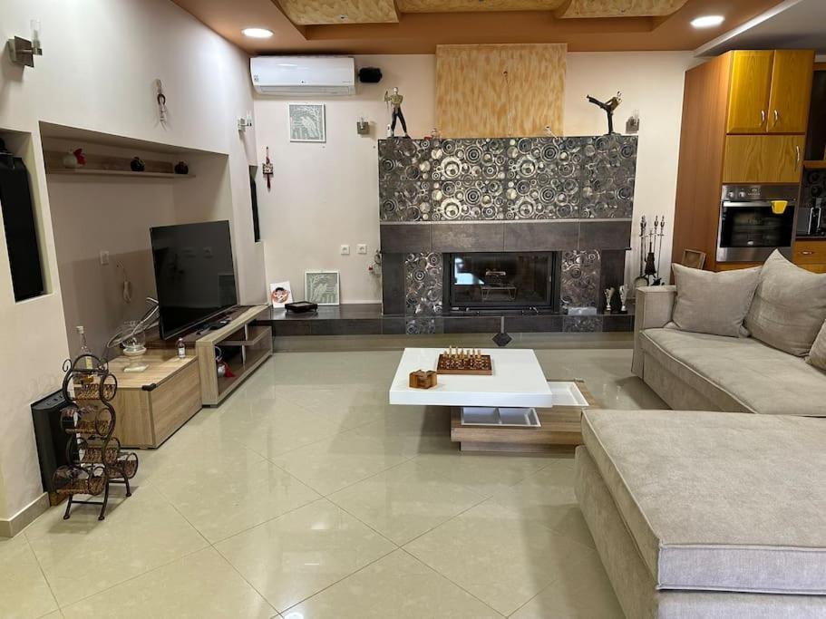Lux House With Garden Villa Kampos  Luaran gambar